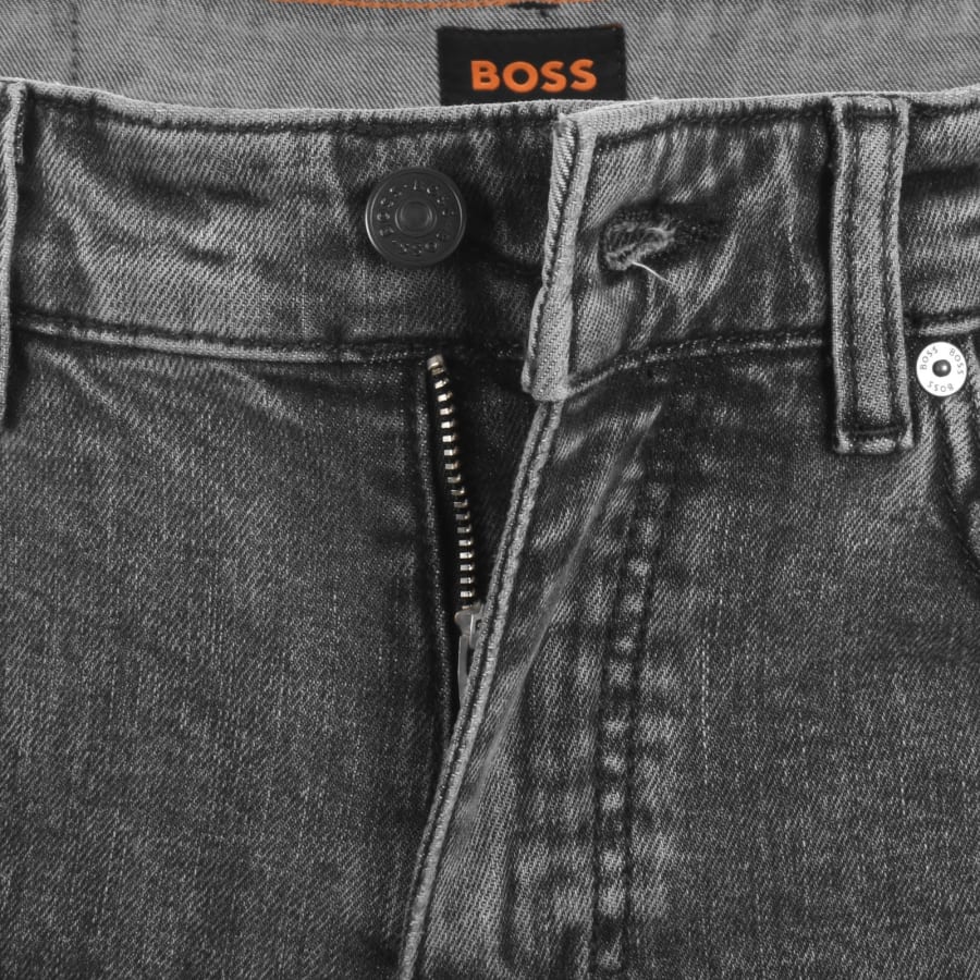 Image number 5 for BOSS Delaware Slim Fit Jeans Grey