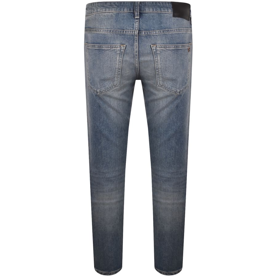 Image number 3 for BOSS Delaware Slim Fit Jeans Bright Blue