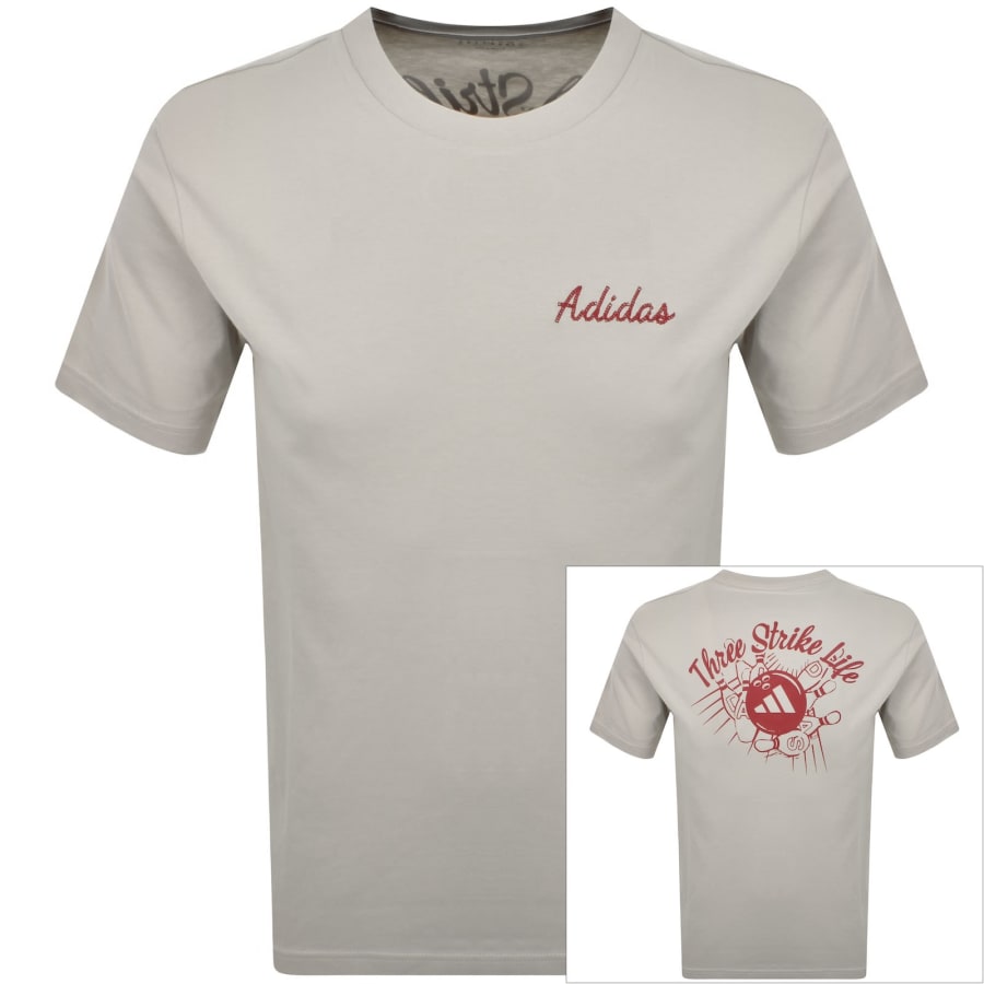 Image number 1 for adidas Sportswear Mini Surf T Shirt Beige