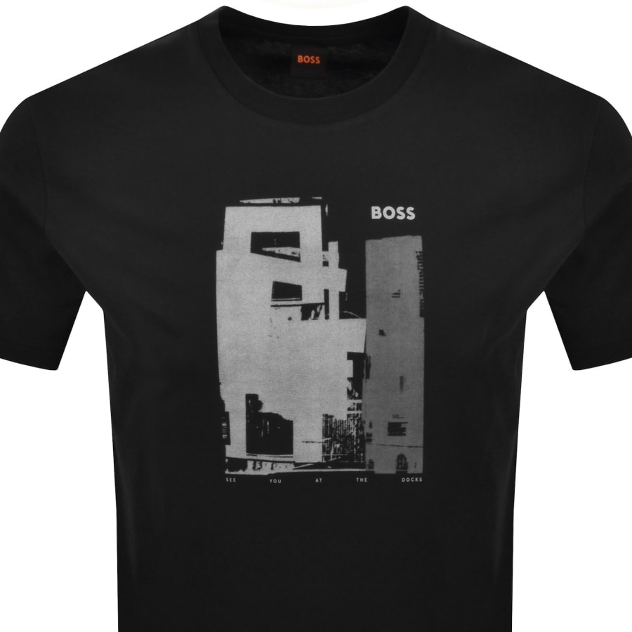 Image number 2 for BOSS Imprint T Shirt Black