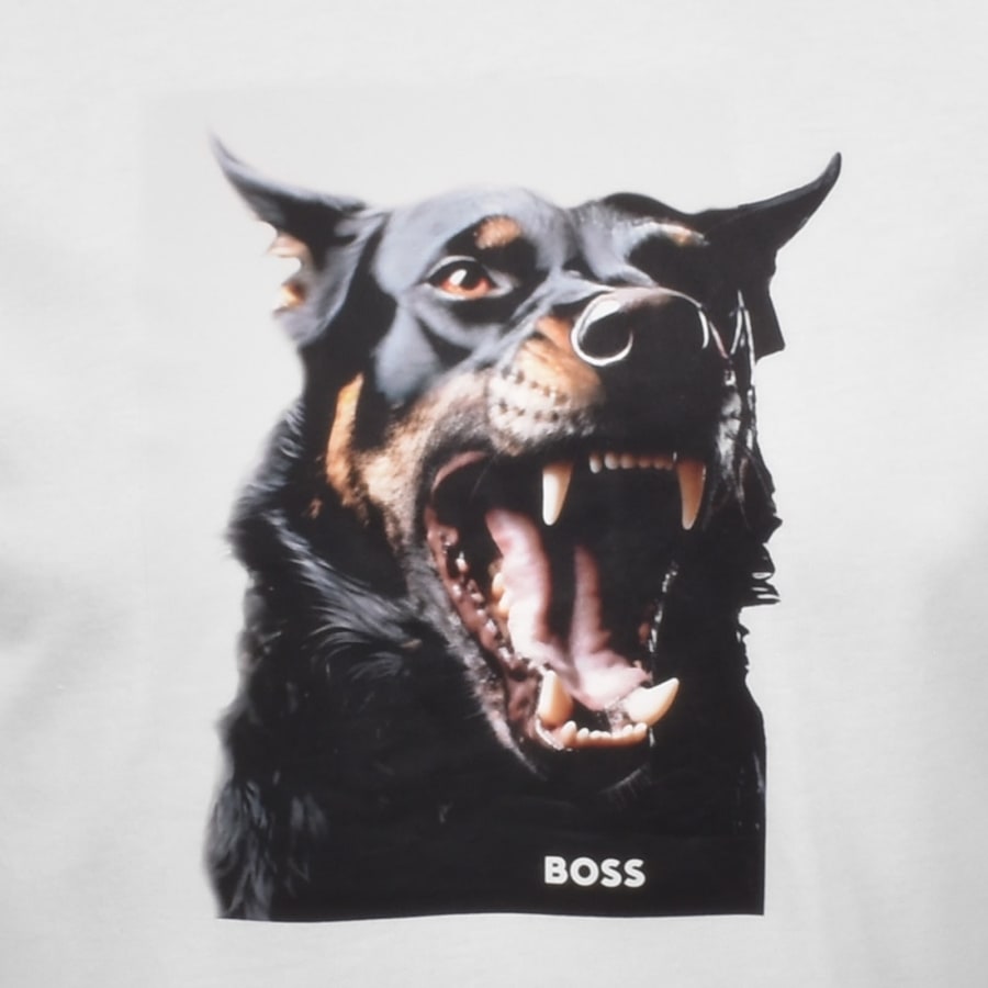 Image number 3 for BOSS Dobermann T Shirt White