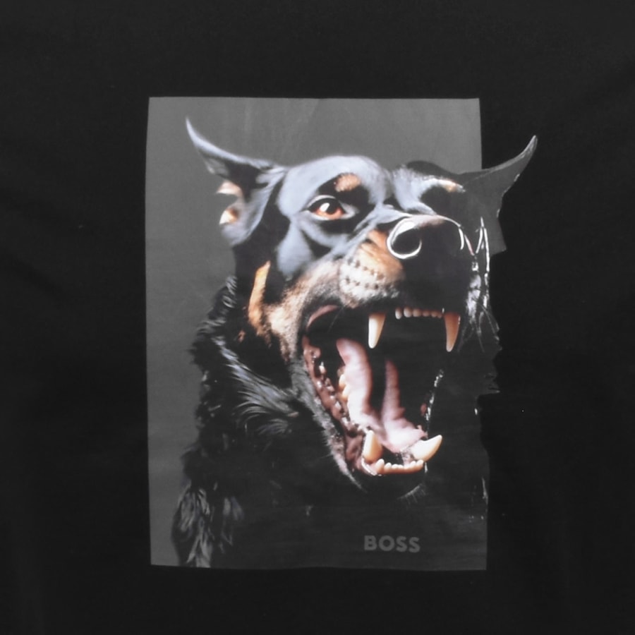 Image number 3 for BOSS Dobermann T Shirt Black