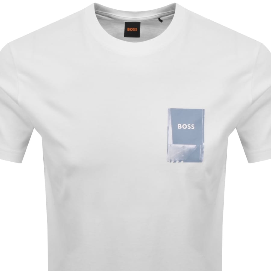 Image number 2 for BOSS Plain T Shirt White