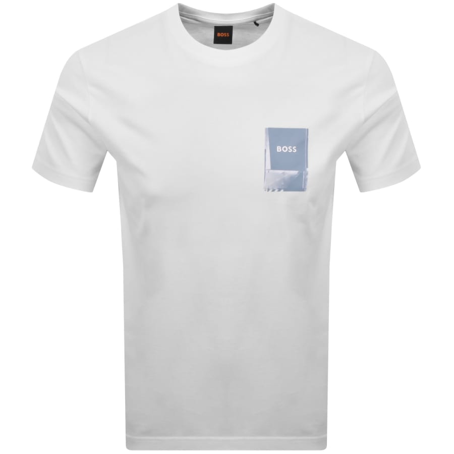 Image number 1 for BOSS Plain T Shirt White
