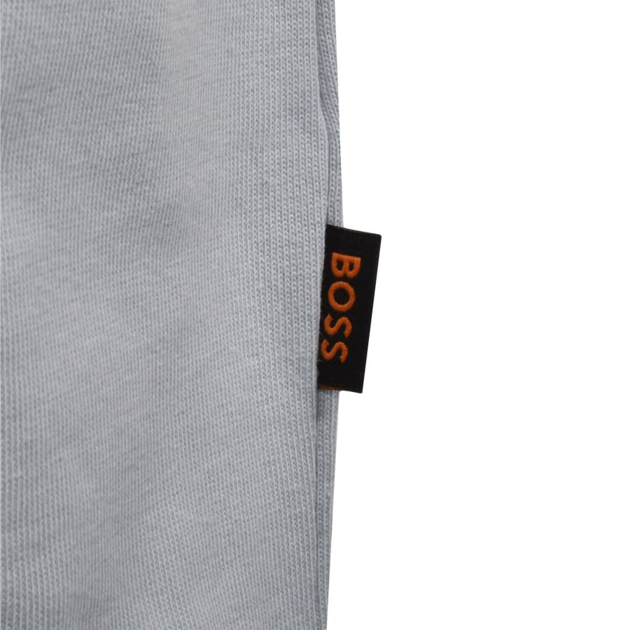 Image number 4 for BOSS Plain T Shirt Light Pastel Grey