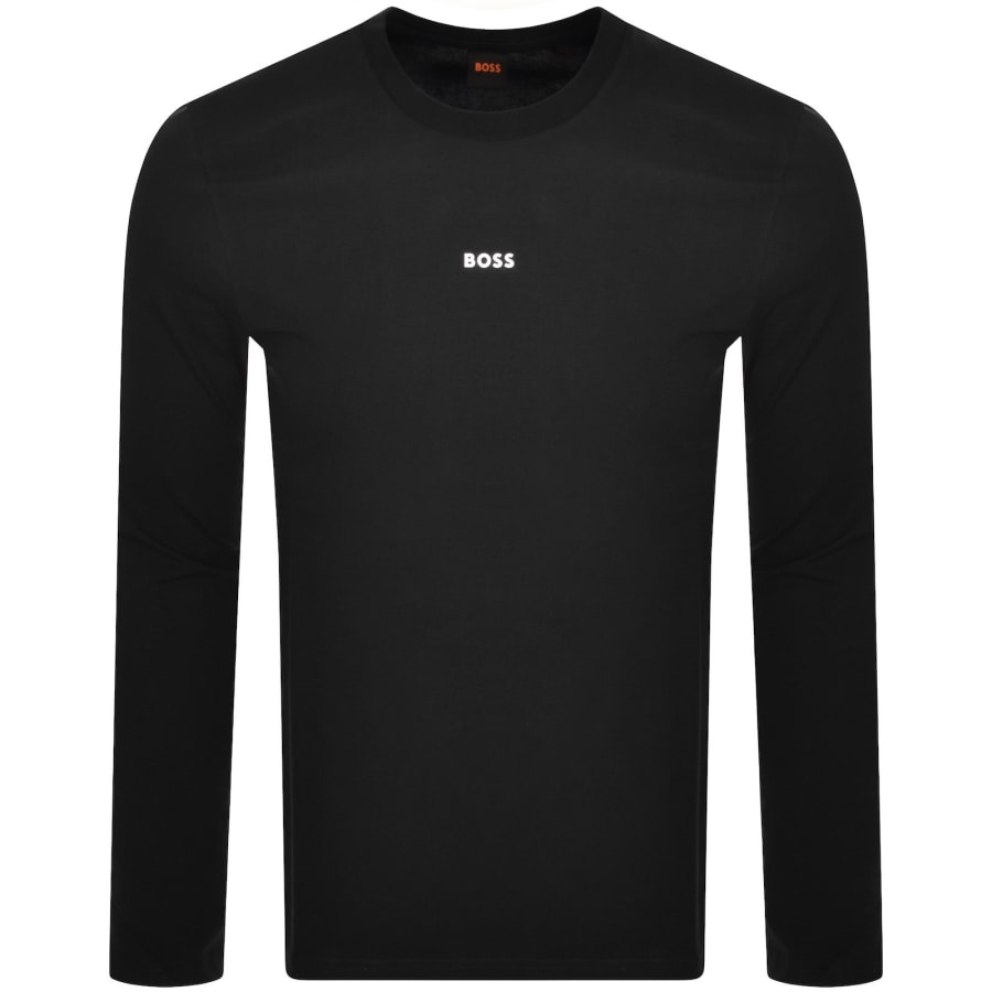 Image number 1 for BOSS TChark Long Sleeve T Shirt Black