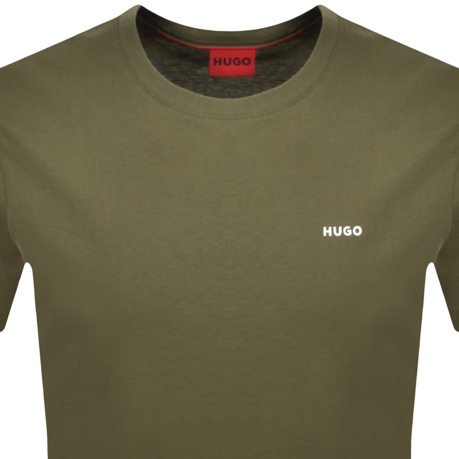 Image number 2 for HUGO Dero222 T Shirt Green