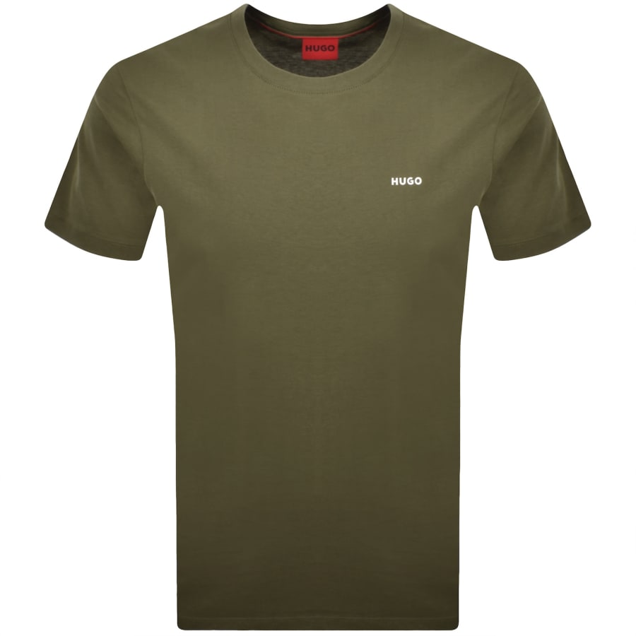 Image number 1 for HUGO Dero222 T Shirt Green