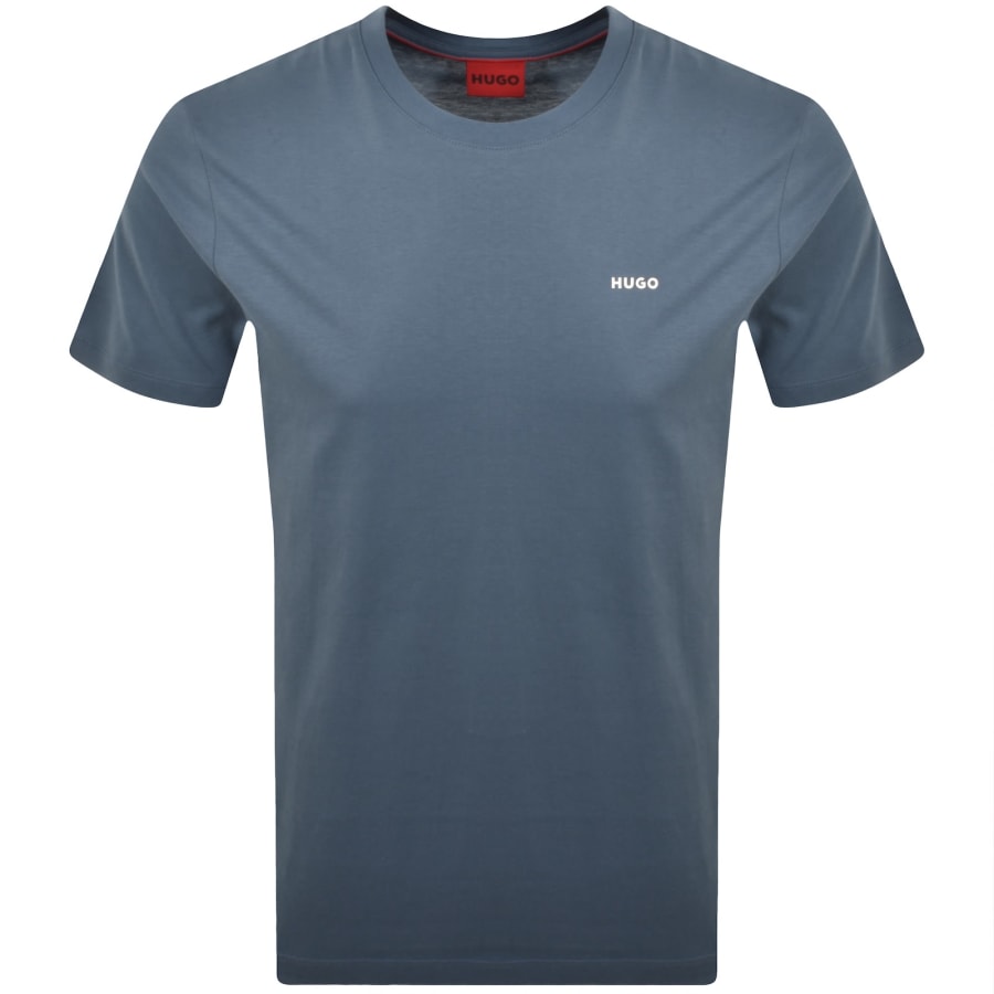 Image number 1 for HUGO Dero222 T Shirt Blue