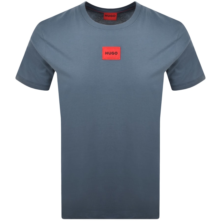 Image number 1 for HUGO Diragolino212 T Shirt Blue