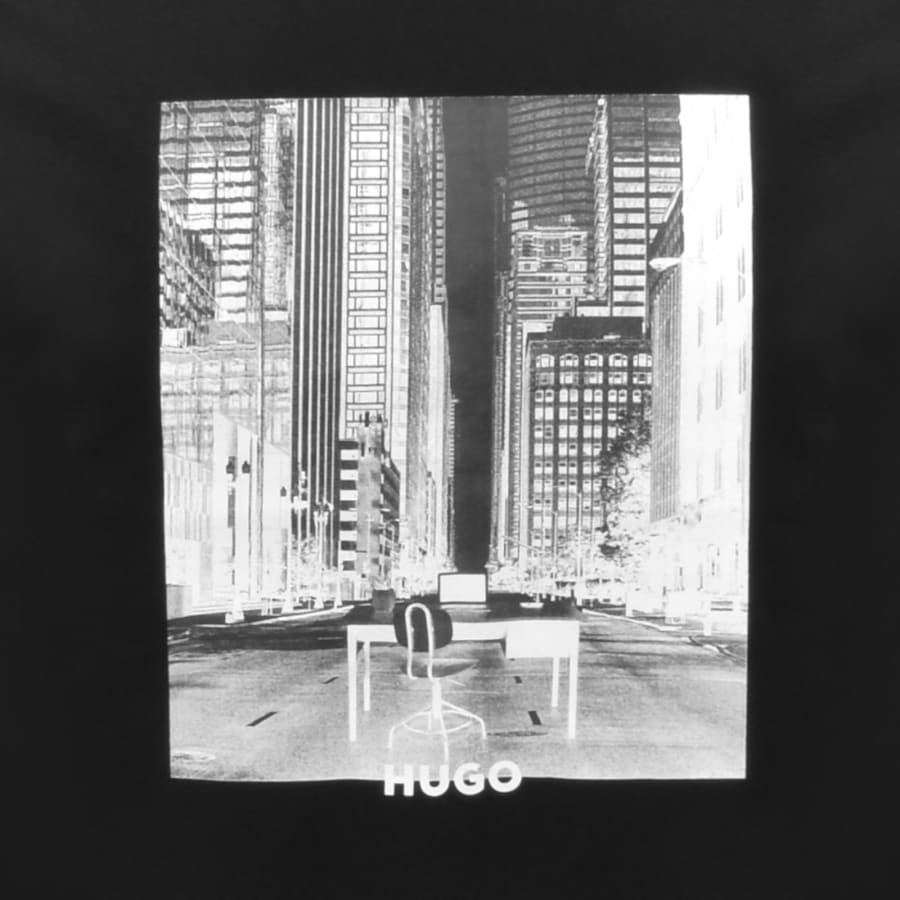 Image number 3 for HUGO Deyss T Shirt Black