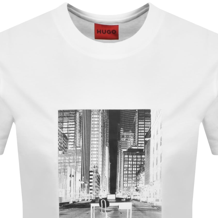 Image number 2 for HUGO Deyss T Shirt White