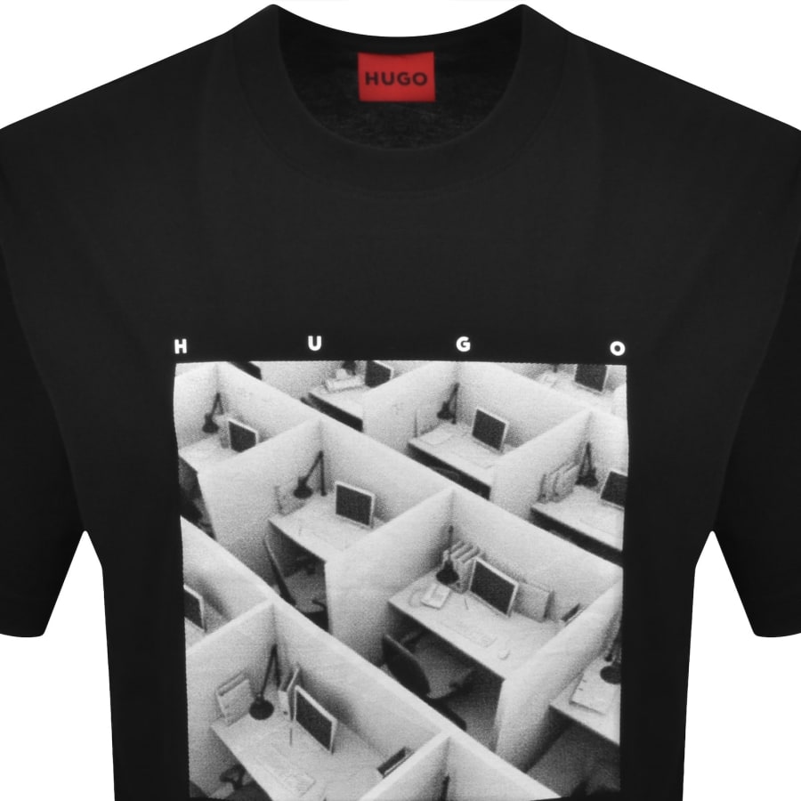 Image number 2 for HUGO Dodger T Shirt Black