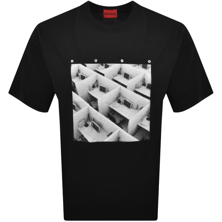 Image number 1 for HUGO Dodger T Shirt Black