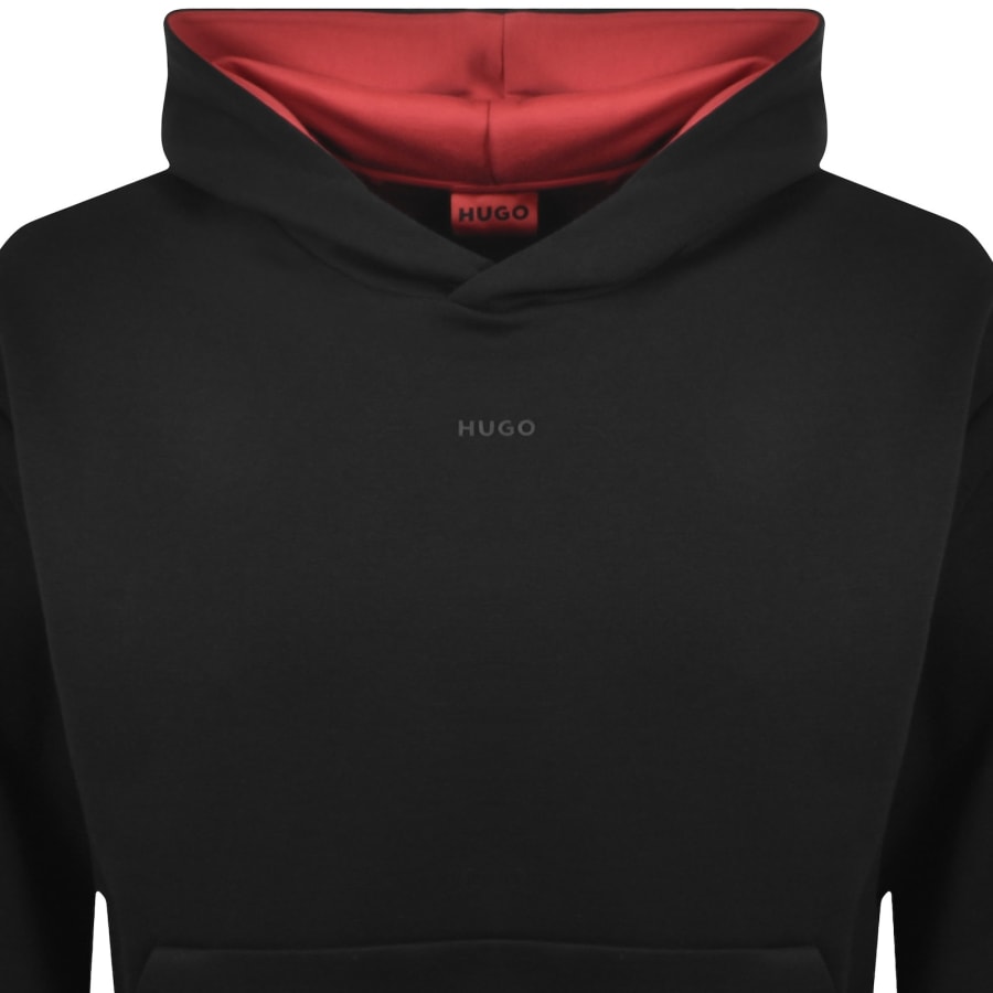 Image number 2 for HUGO Daneony Hoodie Black