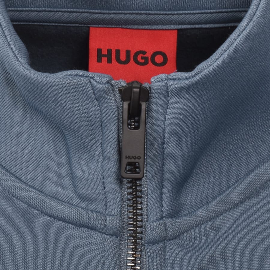 Image number 4 for HUGO Darti Full Zip Sweatshirt Blue