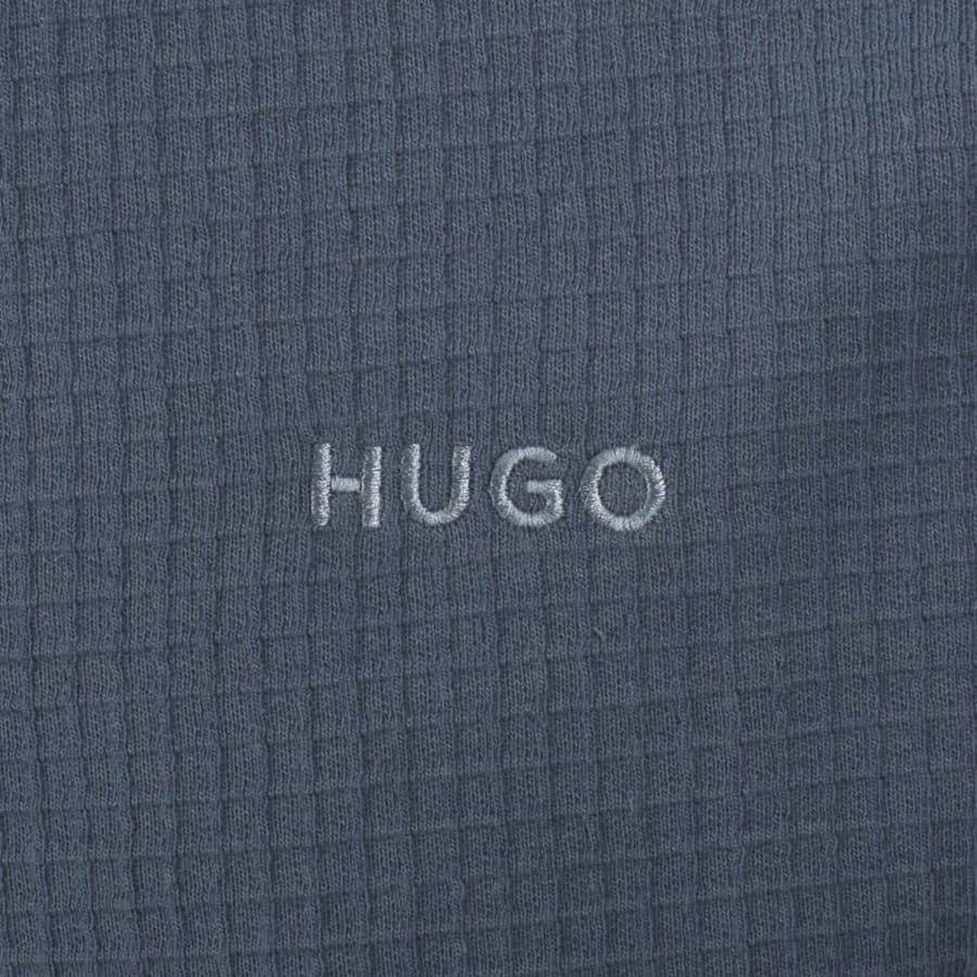 Image number 3 for HUGO Austin Long Sleeved T Shirt Blue