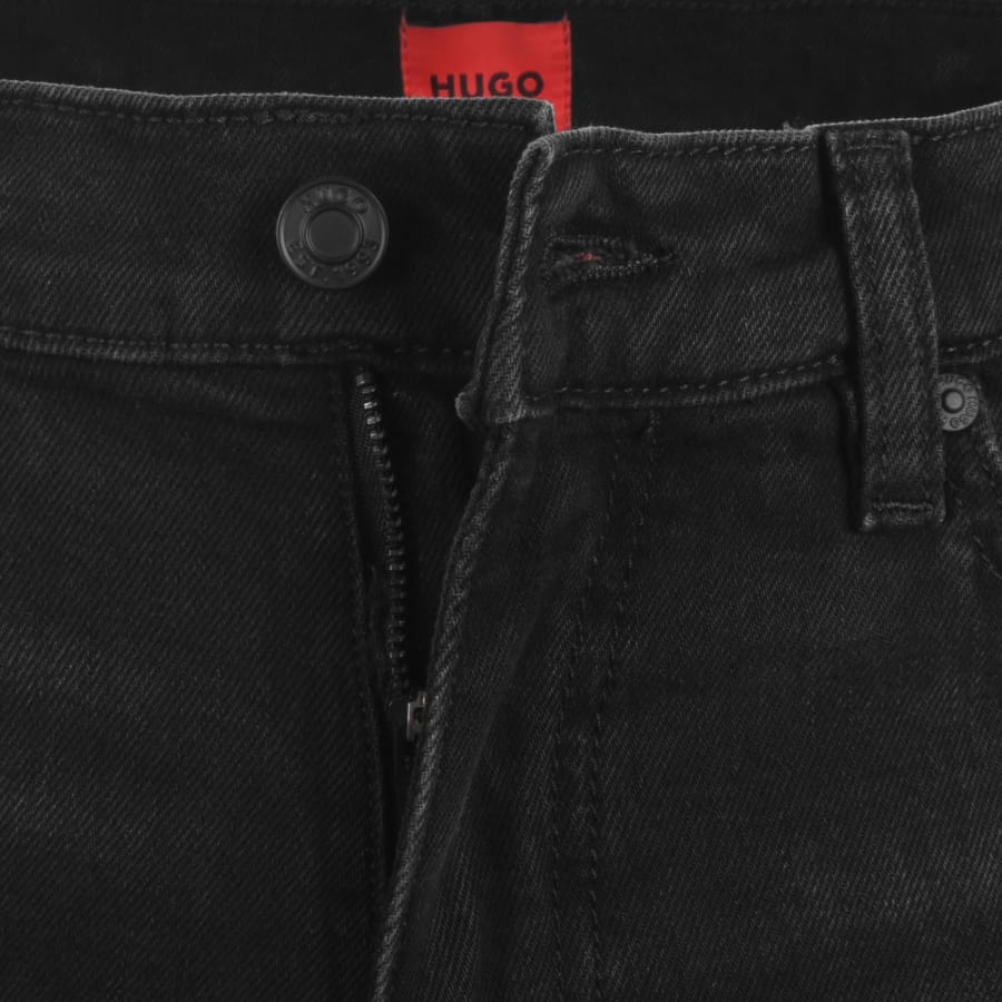 Image number 5 for HUGO 708 Slim Jeans Black