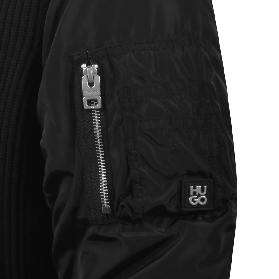 Image number 3 for HUGO Hybrid Sybrun Jacket Black