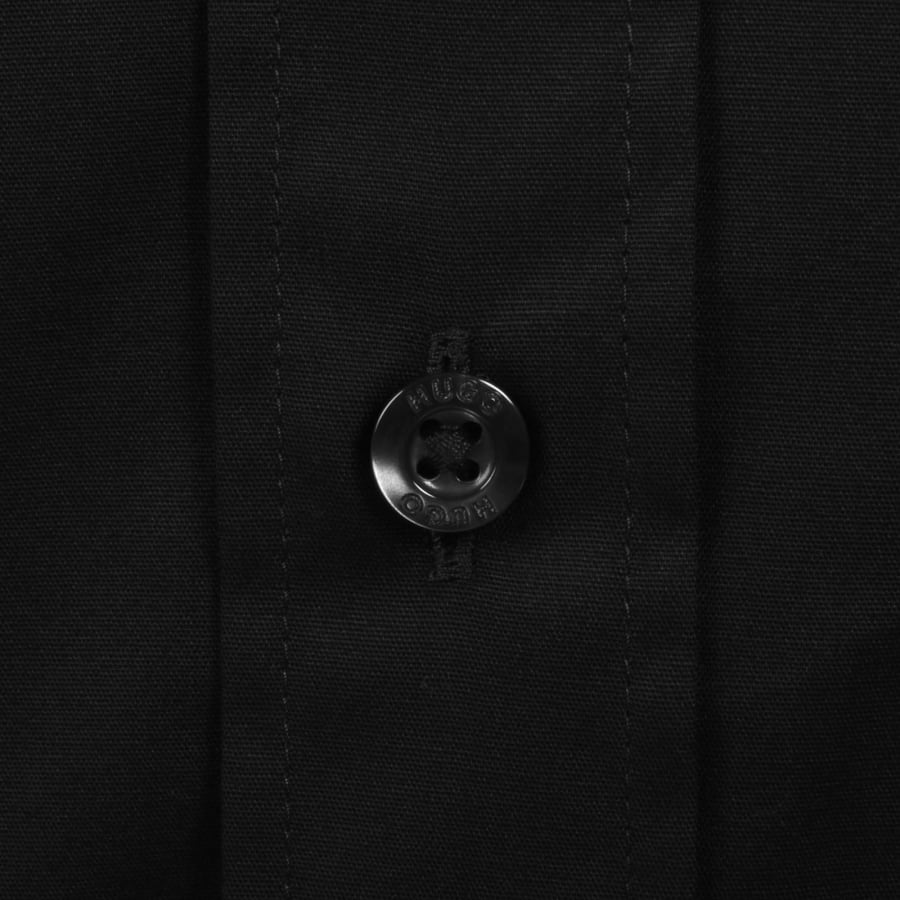 Image number 4 for HUGO Long Sleeved Emero Shirt Black