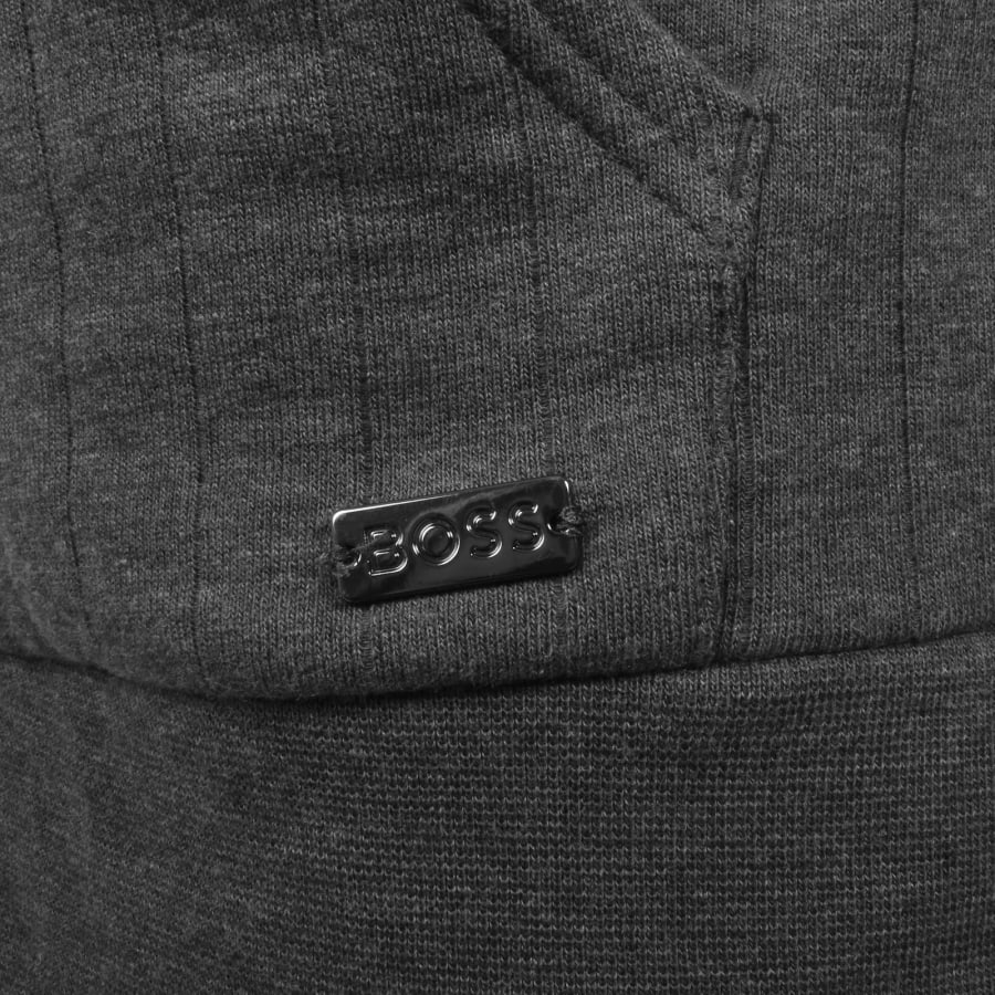 Image number 3 for BOSS Full Zip Heritage Hoodie Medium Grey