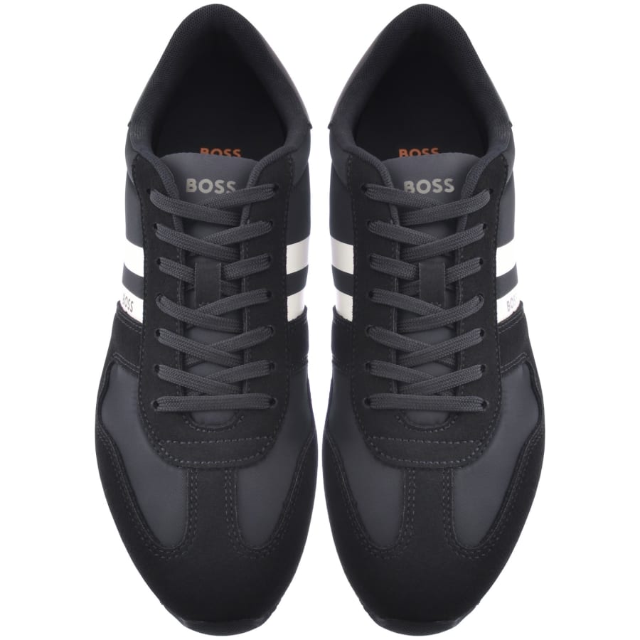 Image number 3 for BOSS Levon Runner Trainers Dark Blue