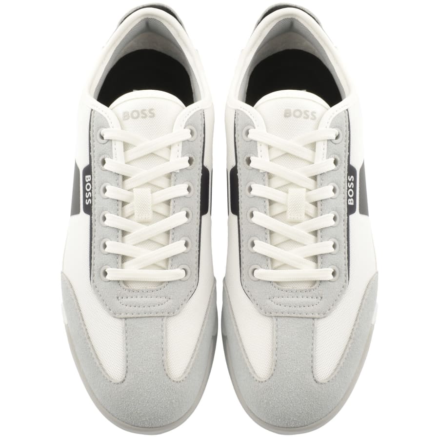 Image number 3 for BOSS Nitan Trainers Open White
