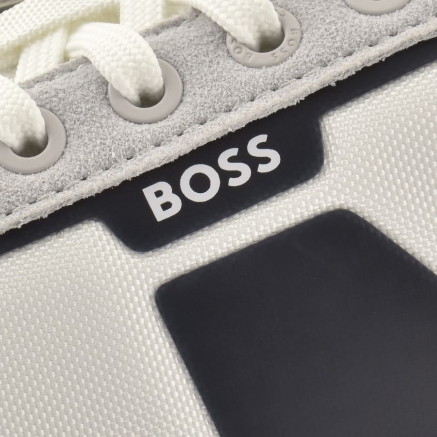Image number 4 for BOSS Nitan Trainers Open White