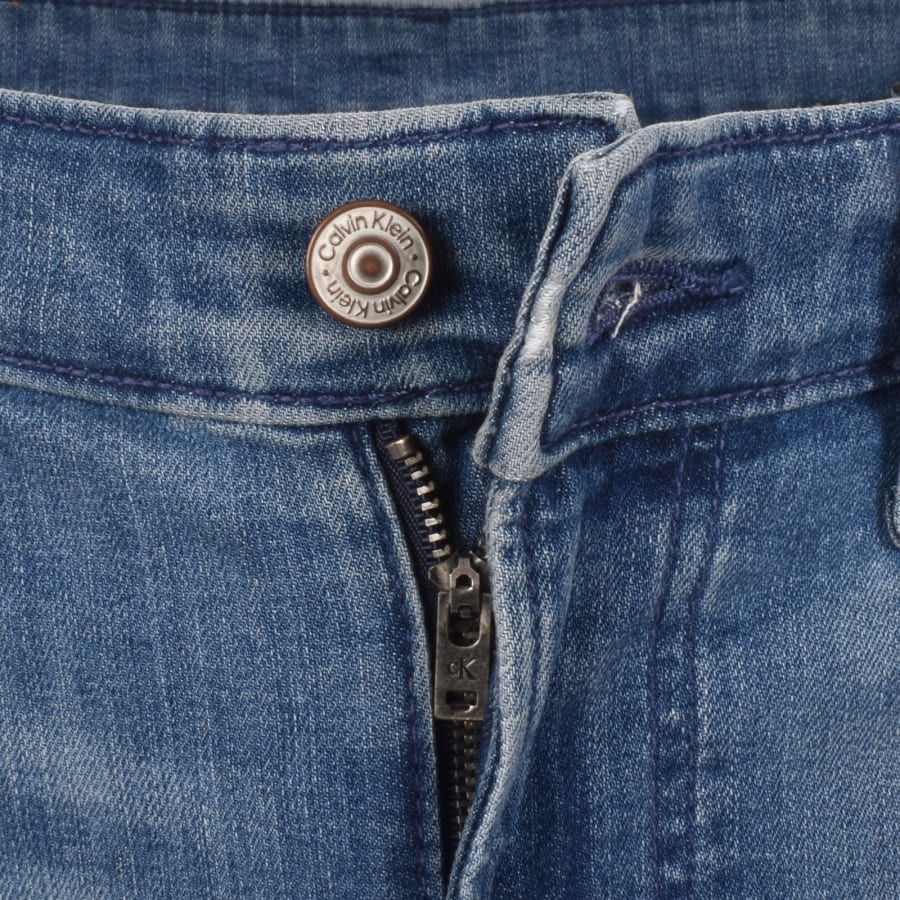 Image number 5 for Calvin Klein Jeans Slim Taper Fit Jeans Blue