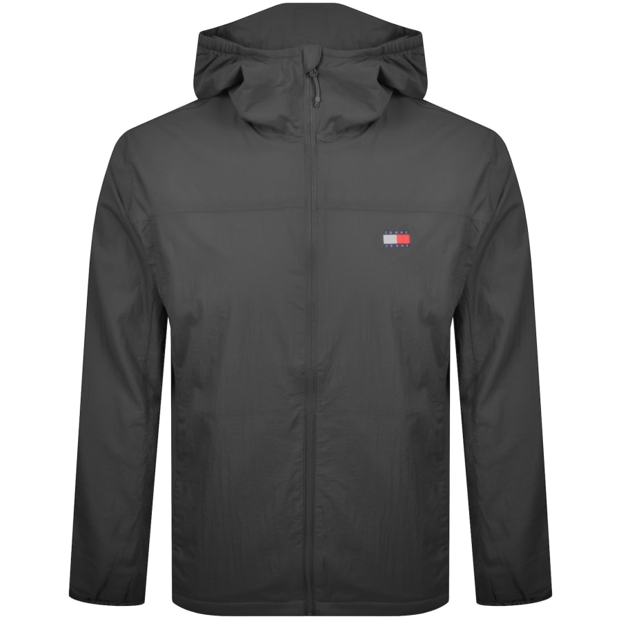 Image number 1 for Tommy Jeans Chicago Fleece Lined Jacket Black