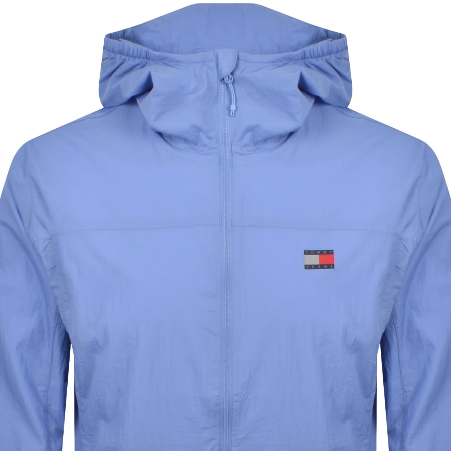 Image number 2 for Tommy Jeans Chicago Fleece Lined Jacket Blue