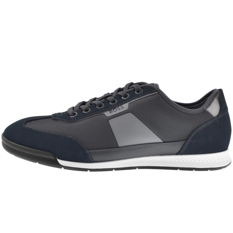 Image number 1 for BOSS Nitan Trainers Open Blue