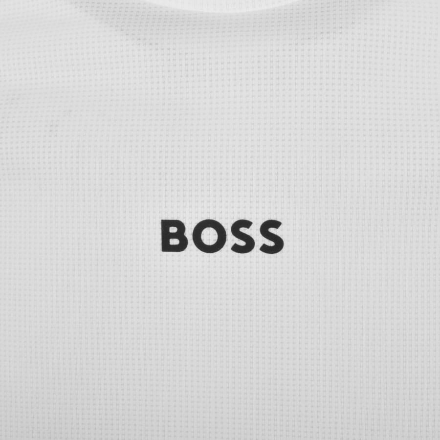 Image number 3 for BOSS Active Push Slim Fit T Shirt White