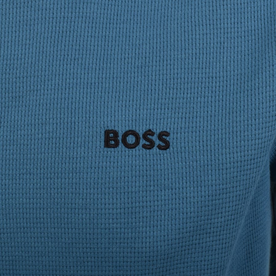 Image number 3 for BOSS Waffle T Shirt Blue
