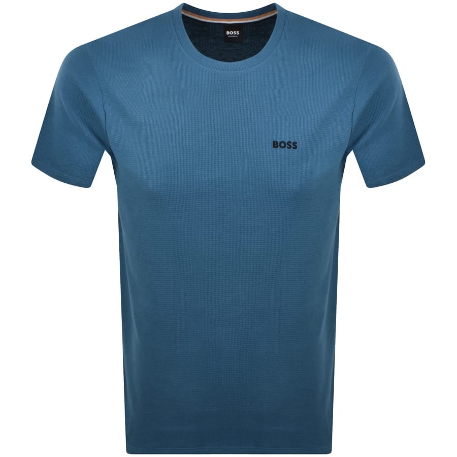 Image number 1 for BOSS Waffle T Shirt Blue