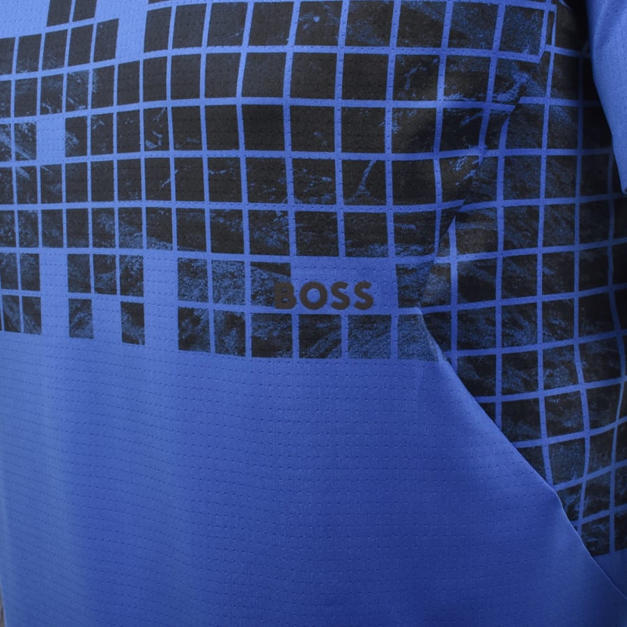 Image number 3 for BOSS TS Jump Tech T Shirt Blue