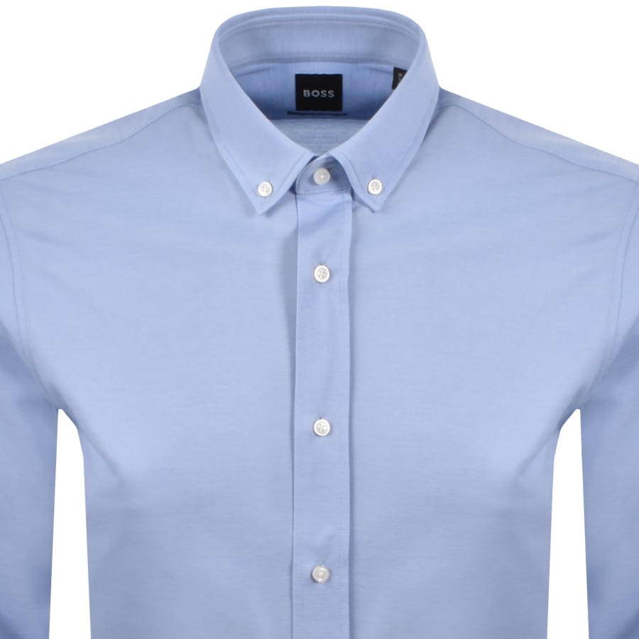 Image number 2 for BOSS P Joe Long Sleeve Shirt Blue