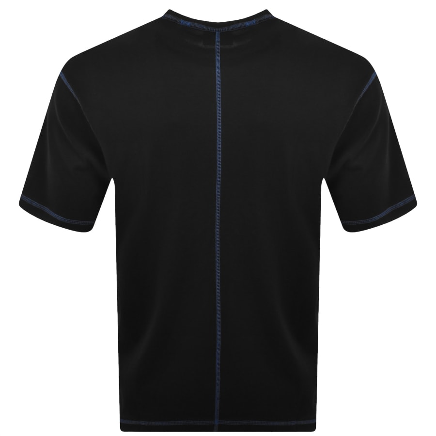 Image number 4 for HUGO Blue Nothal Crew Neck T Shirt Black