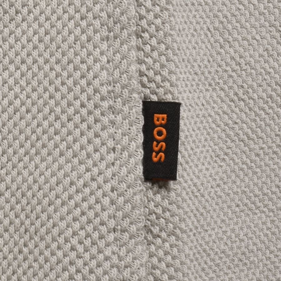 Image number 4 for BOSS Jersey Slim Fit Shirt Grey