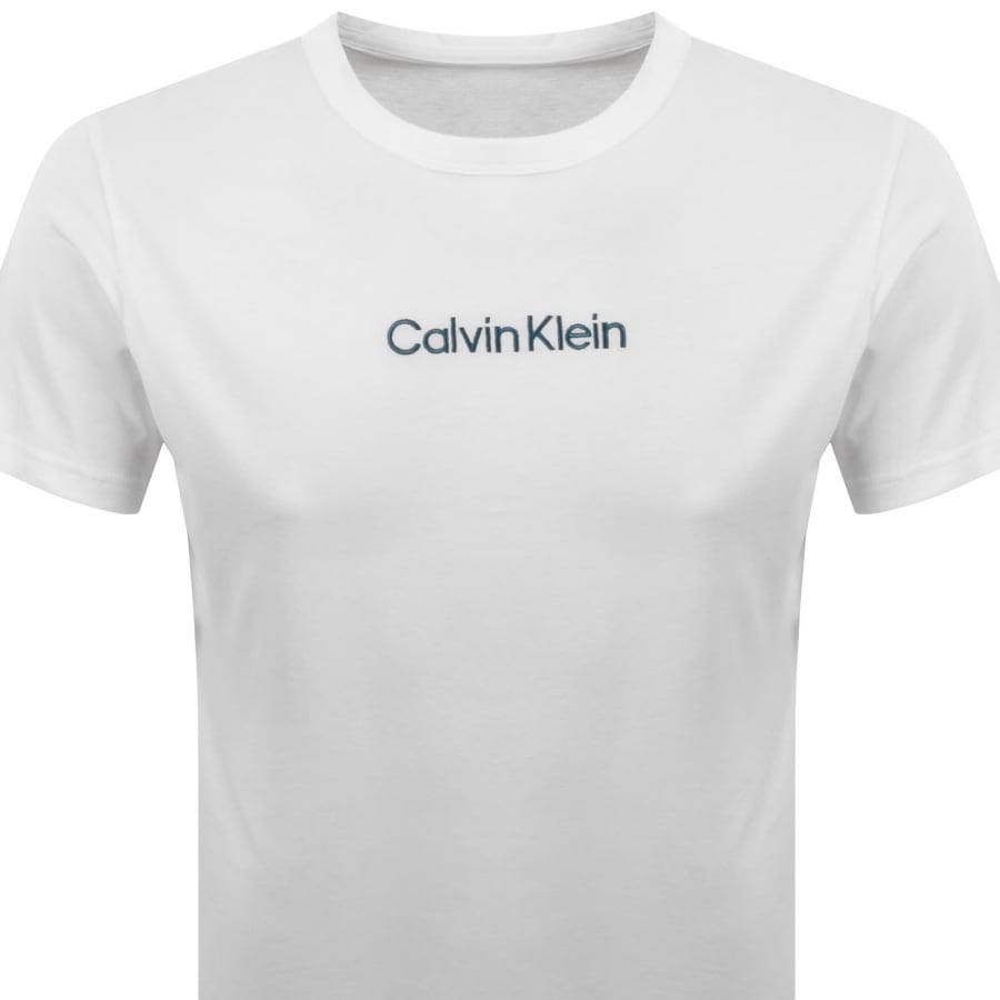 Image number 2 for Calvin Klein Lounge Crew Neck T Shirt White