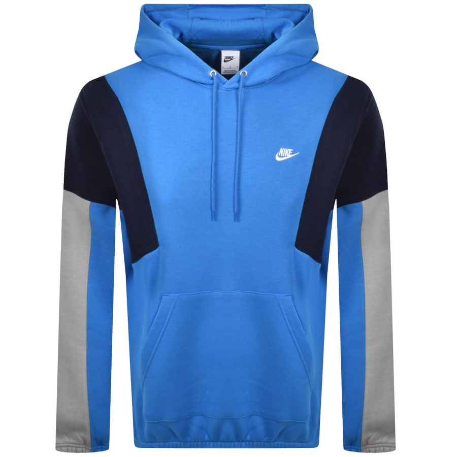 Image number 2 for Nike Club GX Hooded Tracksuit Blue