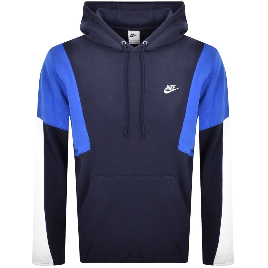 Image number 2 for Nike Club GX Hooded Tracksuit Blue
