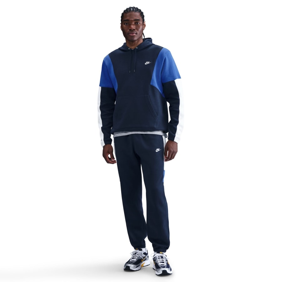 Image number 6 for Nike Club GX Hooded Tracksuit Blue