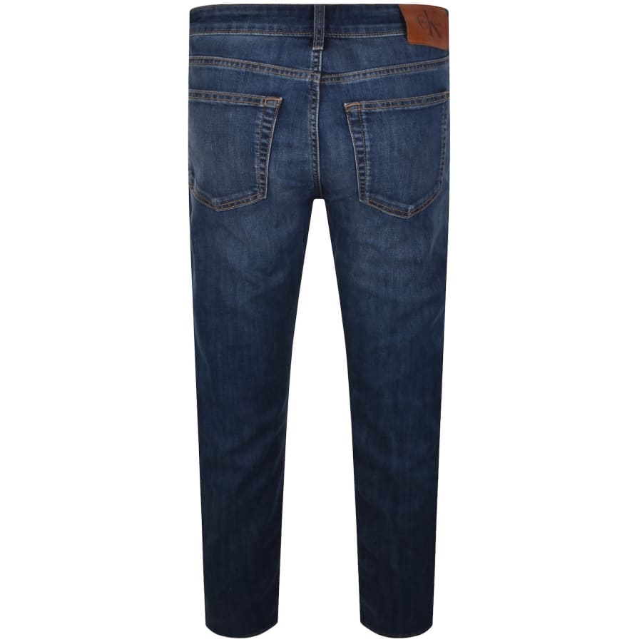 Image number 3 for Calvin Klein Jeans Slim Taper Fit Jeans Blue
