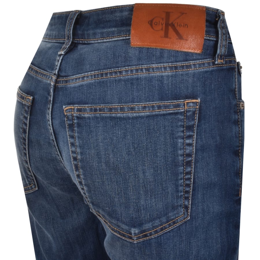 Image number 4 for Calvin Klein Jeans Slim Taper Fit Jeans Blue
