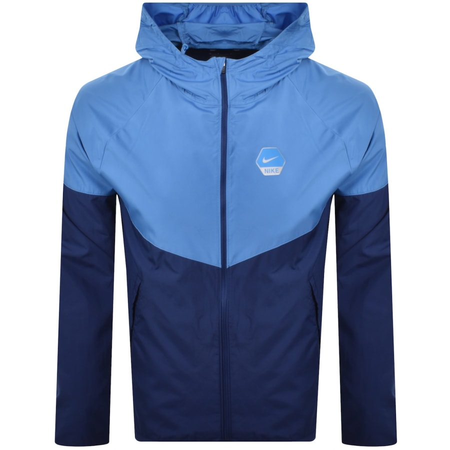 Image number 1 for Nike Full Zip Lightweight Jacket Blue