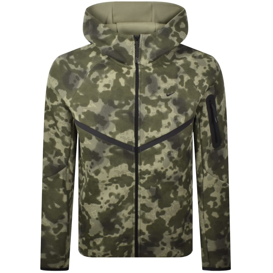 Image number 1 for Nike Tech Windrunner Full Zip Sweatshirt Green