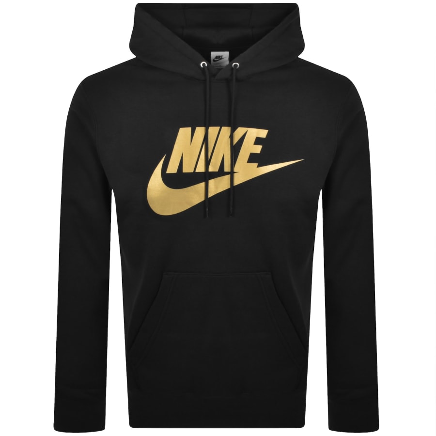Image number 1 for Nike Swoosh Logo Hoodie Black
