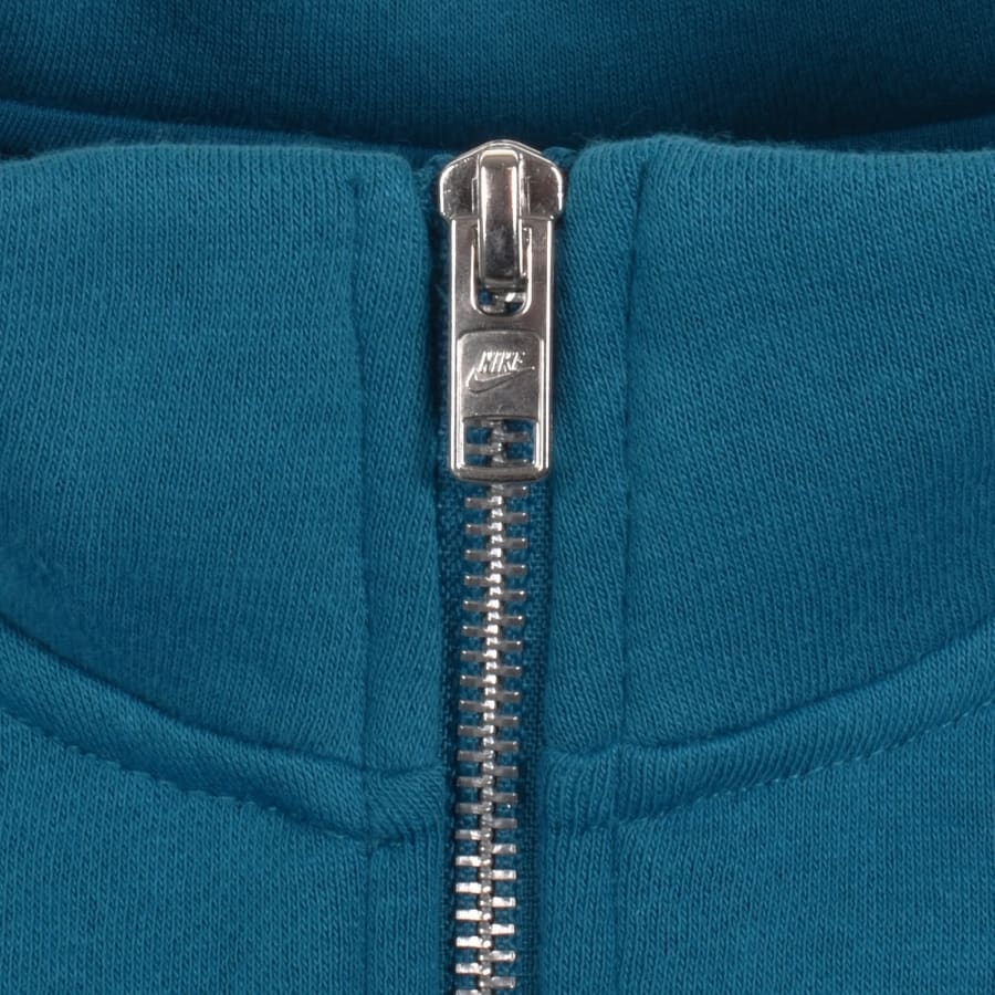 Image number 4 for Nike Quarter Zip Sweatshirt Blue