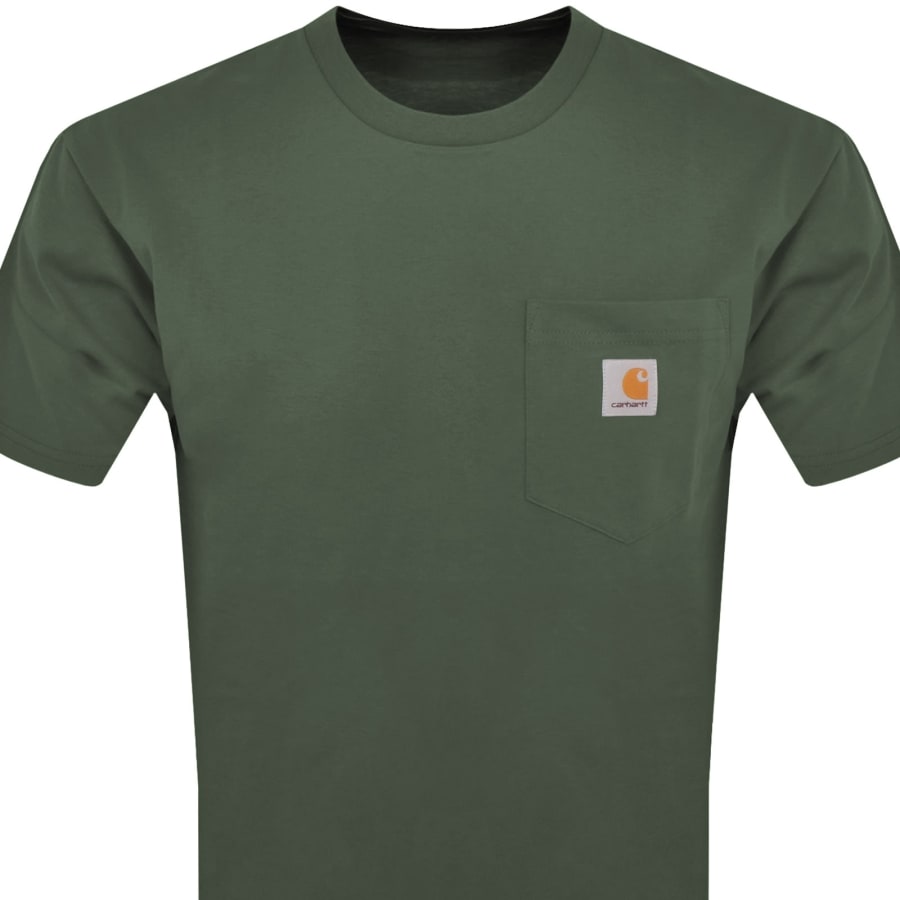 Image number 2 for Carhartt WIP Pocket T Shirt Green